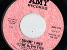 AMY soul DEMO 45  CLYDE McPHATTER - I Dreamt I Died