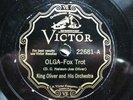 JAZZ: KING OLIVER/JELLY ROLL MORTON VICTOR 22681
