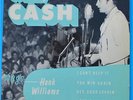 JOHNNY CASH 45 EP Sings Hank Williams W/PS VG++ SUN