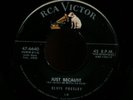 ELVIS PRESLEY 45 JUST BECAUSE RCA 47-6640 ORIGINAL NM