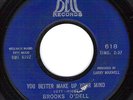 BROOKS O'DELL Make Up Your Mind NORTHERN SOUL 45 Bell
