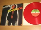 ACDC AC / DC LP - POWERAGE / CANADA RED VINYL - TOP RAR