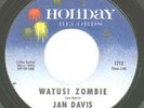 RARE SURF/GARAGE 45 JAN DAVIS Watusi Zombie Holiday M-