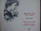 MARGUERITE LONG TRIO PASQUIER FAURE FCX 681 LP NM