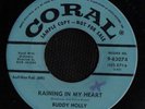 BUDDY HOLLY PROMO 45 RAINING IN MY HEART CORAL 62074
