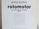ANTON BRUHIN rotomotor LP 1978 avant experimental nww