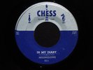 MOONGLOWS 1955 SILVER TOP CHESS 45 IN MY DIARY CLEAN NR