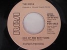 Kinks 45 record RCA promo One of the Survivors 74-0940