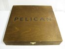 PELICAN wooden box 7x LP + 2 SIGNED POSTERS black wax