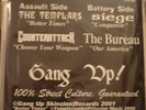 V/A Gang Up #270/350 TEMPLARS Siege BLUE VINYL Oi Punk