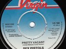 RARE PUSH OUT CENTRE - SEX PISTOLS - PRETTY VACANT