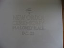 NEW ORDER/JOY DIVISION CEREMONY RECORD STORE DAY 2011