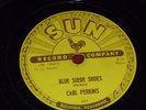Carl Perkins Blue Suede Shoes / Honey Don't 78 Record