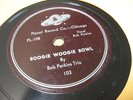BOB PERKINS TRIO Boogie Woogie Bowl PLANET 103 Rare