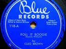 CLEO BROWN Rare BLUE RECORDS 78 