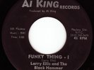 LARRY ELLIS & BLACK HAMMER Funky Thing DEEP FUNK 45 OG