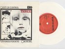U2 three WHITE colored vinyl 7 OUT OF CONTROL '82 REAL