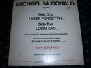 MICHAEL MCDONALD I Keep Forgettin PROMO ONLY 12 SINGLE