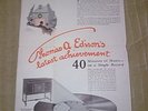 Rare Old Edison Long Play Diamond Disc 78 Record Flyer