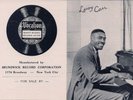 Vocalion Race Record Ad Leroy Carr 78 Era Blues