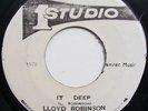LLOYD ROBINSON It Deep / Part 2 STUDIO ONE 1978 Jamaica
