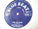 SKA EX UK 45 : JIVING JUNIORS : OVER THE : BLUE BEAT