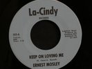 45 ERNEST MOSLEY on LA-CINDY Stubborn Heart rare soul
