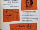 JOSEPH SZIGETI: SCHUBERT/ENCORES COLUMBIA ML-4338 / NM-