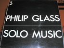 PHILIP GLASS - SOLO MUSIC SHANDAR LP MINIMAL ELECTRONIC