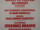 GINETTE NEVEU violin en concert BRAHMS STIL LP NM