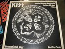 KISS rock and roll over promo album on vinyl w/stickers