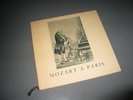MOZART A PARIS Pathe DTX The original booklet