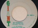 DONOVAN CARLESS Be Thankful... ISLANDS MODERN SOUL 45