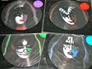 KISS - Set of 4 PIC DISCS LPs (180g, RUSSIA)