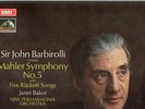 ASD 2518-9 1ST COLOUR STAMP MAHLER 5 BARBIROLLI NM/NM