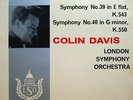 Davis/LSO: Mozart Syms 39 & 40 - Philips Hi-Fi Stereo
