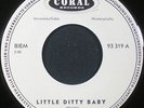 DON WEBB Little Ditty Baby 45 Coral Weisslabel Promo NM