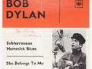BOB DYLAN Subterranean Homesick Blues SWEDEN NORWAY 45
