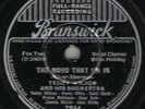 78 RPM Billie Holiday with Teddy Wilson Brunswick 7844