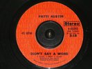 RARE PATTI AUSTIN- YOU DIDN'T SAY A WORD ON COLUMBIA