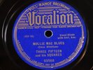THREE FIFTEEN HIS SQUARES VOCALION 03560 JAZZ 78 RPM E
