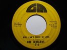 Northern Soul 45 DEE EDWARDS Why Can't There GM HEAR