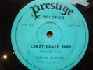CHUCK HOWARD crazy crazy baby OZ PRESTIGE 45 rockabilly