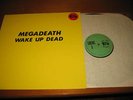MEGADETH Wake up dead LP LIVE INDIANAPOLIS 1988 RARE 