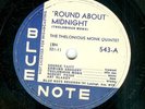 THELONIOUS MONK - 'ROUND MIDNIGHT - BLUE NOTE 78 RPM