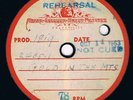 Elvis Presley rehearsal lacquer 78 