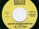 RARE SOUL 45 RPM by THE VAN DYKES on Mala 584, PROMO