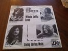 LED ZEPPELIN whola lotta love RARE SWEDISH PS psych 45