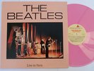 The Beatles - Live In Paris. Rare Pink Vinyl LP Ex