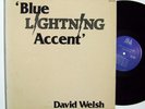 Rare Private Psych LP DAVID WELSH Blue Lightning Accent